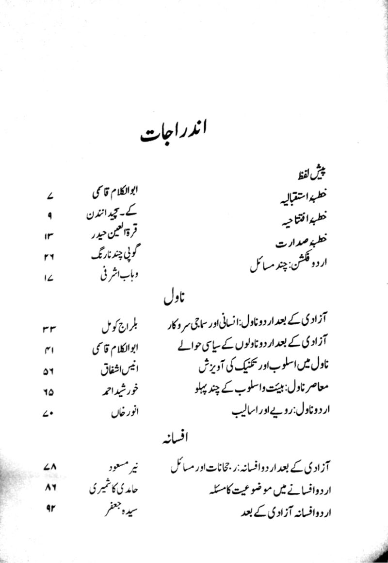 Azadi Ke Bad Urdu Fiction Masail o Mabahis, آزادی کے بعد اردو فکشن مسائل و مباحث - Image 2