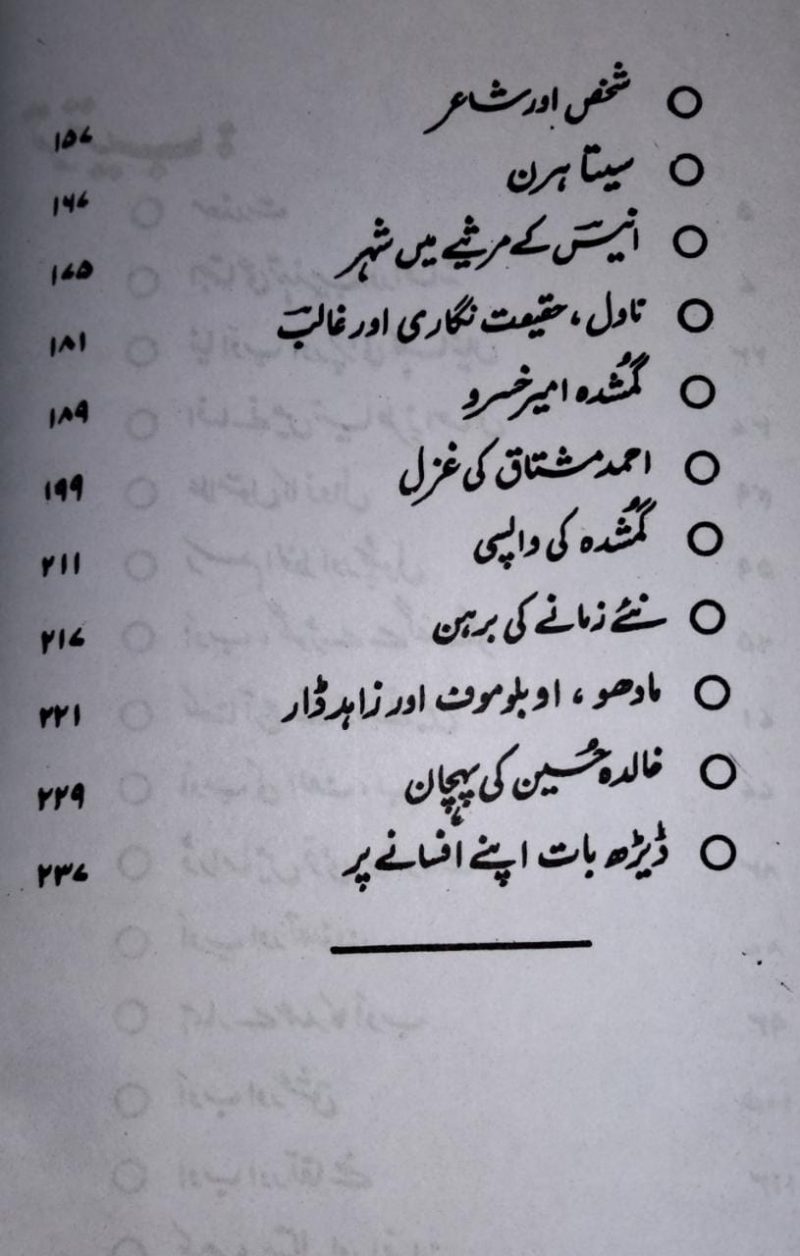 Alamaton Ka Zawal, علامتوں کا زوال, تنقیدی مضامین - Image 3