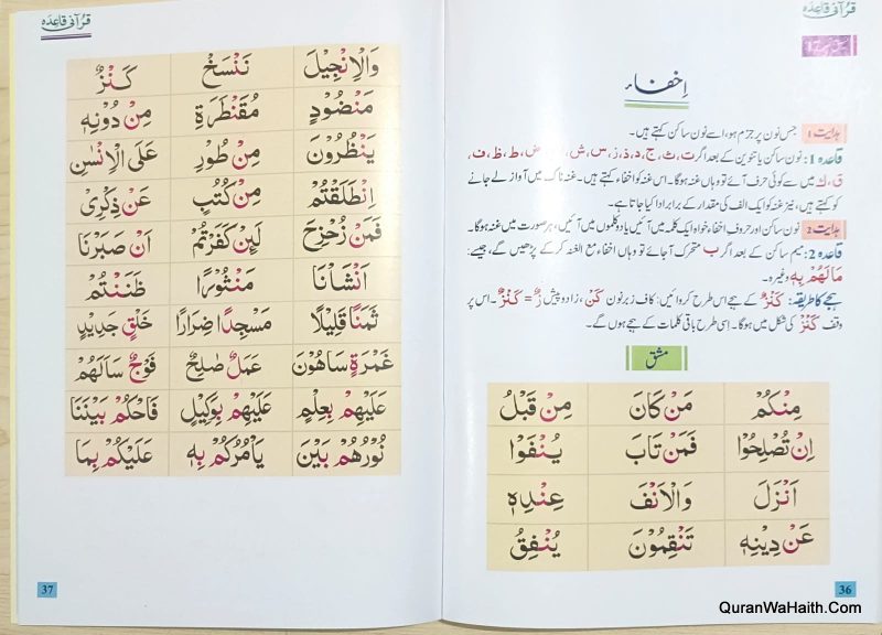 Qurani Qaida, Colored, قرانی قاعدہ - Image 2