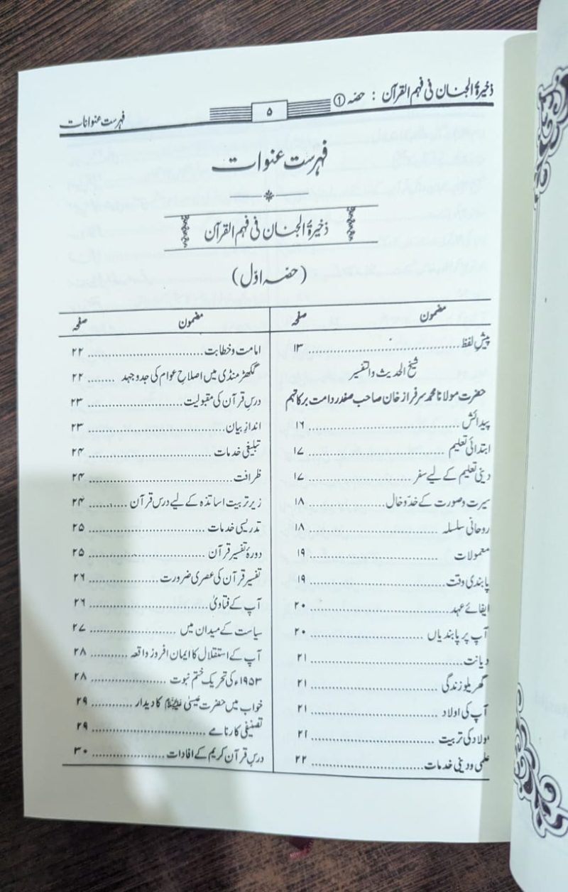 Tafseer Zakhira Tul Janan | 7 Vols | Complete | ذخیرۃ الجنان فی فہم القرآن - Image 3